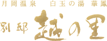 月岡温泉 白玉の湯 華鳳「別邸 越の里」