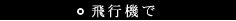 飛行機で
